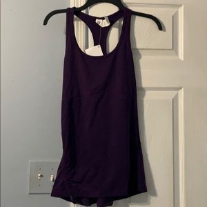 NWT Purple Fabletics racer back tank! Size S
